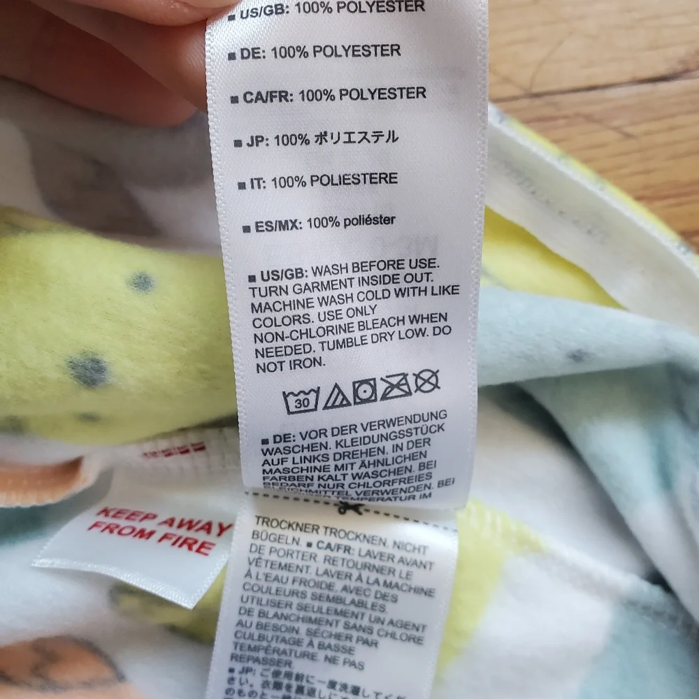 Simple Joys By Carters Fleece Zippered Footed‎ Pjs Size 0-3 Months Bundle